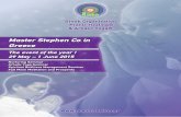 Master Stephen Co in Greece - pranic healing · Greek Organisation Pranic Healing® & Arhatic Yoga® Master Stephen Co in Greece The event of the year ! 29 May – 1 June 2015 Nurturing