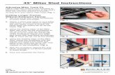 45° Miter Sled Instructions - Rockler Woodworking and ...go.rockler.com/tech/31593-Miter-Sled-Inst.pdf · 45° Miter Sled Instructions 31593 Rev 08/14 © Rockler Companies Inc. 2014