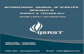 International Journal of Scientific Research - ijsrst.comijsrst.com/paper/v1i3.pdfInternational Journal of Scientific Research ... L. D. College of Engineering, ... KL University,