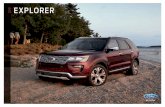 2018 Ford Explorer Brochure - Motorwebs · 2018 Explorer | ford.com 1Available feature. 2Driver-assist features are supplemental and do not replace the driver’s attention, judgment
