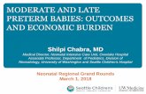 MODERATE AND LATE PRETERM BABIES: OUTCOMES … · Tomasek, KM, et al. J Pediatrics. 151 (5):450-456, 2007. Decline in preterm birth 2006-2012 Since 2006 peak: • PTB declined by