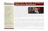 Justinian Society of Lawyers Fall 2016 Newsletterjustinians.org/wp-content/uploads/2016/08/jsl-fall2016-newsletter.pdf · Justinian Society of Lawyers Fall 2016 Newsletter ... ture