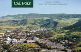 Campus Highlights 2017 CSU Counselor Conferences... //admissions.calpoly.edu/prospective/profile.html Cal Poly Student Profile 2017 Cal Poly Campus Resources • Academic Advising