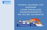 CONTROLLED ASSESSMENTS IN GCSE SCIENCE - …treviglas.net/images/pdf/pupil_guide_to_controlled_assessment.pdf · CONTROLLED ASSESSMENTS IN GCSE SCIENCE . Draft July 2011 1 ... 1.