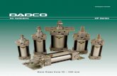 Air Cylinders HP Series - - DADCO® – English Series Air Cylinders 1.734.207.1100 • 800.DADCO.USA • fax 1.734.207.2222 • 3 ® Features Tie Rod Nuts Adjustable Cushioning Dampening