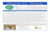 Pennsylvania District 14 - D Lions June 2013 District 14 ... DISTRICT 14 - DETAILS JUNE 2013 District 14 District 14 -- DetailsDetails Lions, Lionesses, and Leos, In this, my last