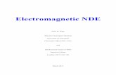 Electromagnetic NDE by Nagy - University of Cincinnatipnagy/ClassNotes/AEEM974 Electromagnetic NDE... · Electromagnetic NDE Peter B. Nagy School of Aerospace Systems University of