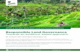 Responsible Land Governance - Center for … Bank...including discussions of gender and oil palm, ... Colombia and Kenya on the implementation of tenure ... Zoila Cruz-Burga and Alejandra