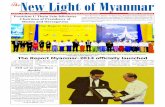 New ight of Myanmar - Burma Library · New ight of Myanmar ... the Report Myanmar 2014” published by the Oxford Busi- ... Sugarcane Training Farm of Mandalay Region Industrial Crops