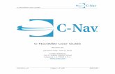 C-Nav3050 User Guide - Oceaneering: Connecting What's ...oceaneering.com/C-Nav/C-NavSupport/C-Nav3050/CNAV-MAN-017.9 (… · C-Nav3050 User Guide Revision 10 Page 3 of 186 6/8/2015