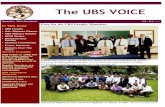 The UBS VOICE - Uganda Baptist Seminaryugandabaptistseminary.org/wp-content/uploads/2015/03/UBS...The UBS VOICE November 2014 Newsletter V.8 - N.4 ..... In This Issue • UBS Faculty