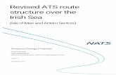 Revised ATS route structure over the Irish Sea · Revised ATS route structure over the Irish Sea ... 1.1 The Isle of Man and Antrim Airspace Sectors 5 ... (SWN S7) and Sector 4 ...
