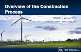 Overview of the Construction Process - National Wind · Overview of the Construction Process. Wind Energy Services 1 Typical sequence of wind farm construction ... Wind Turbine Erection,