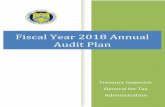 Fiscal Year 2018 Annual Audit Plan - Treasury Department · Fiscal Year 2018 Annual Audit Plan ... by Major Management Challenges Fiscal Year 2018 Planned Audits for CHALLENGE 1: