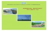 Assam Electricity Regulatory Commission Annual Report … · Assam Electricity Regulatory Commission Annual Report – 2011-12 Foreword The annual report of the Commission is prepared