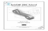 AutoCAD 2002 Tutorial - First Level: 2D Fundamentals ·  · 2009-03-18tutorial exercises . ... AutoCAD opened the first graphics window (Drawing1), using the default system units.