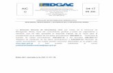 AIC 04-17 - dgac.gob.gt · OACI Organización Aviación Civil Internacional RAC Regulación de Aviación Civil WGS World Geodetic System (Sistema de Coordenadas Geográficas Mundial)