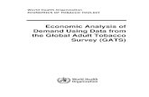 Economic Analysis of Demand Using Data from the Global ...whqlibdoc.who.int/publications/2010/9789241500166_eng.pdf · the Global Adult Tobacco Survey (GATS) ... economic analysis