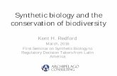 Synthetic biology and the conservation of biodiversity - IICA biology and the conservation of biodiversity Kent H. Redford ... Captive breeding of endangered frogs: Panama 4. ... form