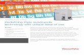 iCAP TQ ICP-MS Redefining Triple Quadrupole … triple quadrupole technology with unique ease of use Thermo Scientific iCAP TQ ICP-MS PRODUCTION SPECIFICATIONS 2 iCAP TQ ICP-MS Hardware