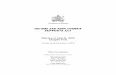 INCOME AND EMPLOYMENT SUPPORTS ACT - Alberta · 1 INCOME AND EMPLOYMENT SUPPORTS ACT Chapter I-0.5 Table of Contents Part 1 Interpretation, Purpose and Administration 1 Definitions