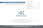 E CLIENT REGISTRATION FORM - Choicereports.choiceindia.com/Downloads/DR03112017B61A0.pdfCLIENT REGISTRATION FORM ... SMS Alerts on Undertaking for services by way of SMS alerts from