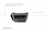Keysight Technologies FieldFox RF Analyzer ·  · 2016-06-21Step up to FieldFox ... VSWR, return loss, and DTF measurements at the test port. ... capture to measure intermittent