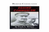 BEHIND COMMUNISM - JRBooksOnline.comjrbooksonline.com/PDF_Books/Behind Communism.pdf · Ferdinand and Isabella, after uniting Spain and driving out the Moors turned their attention