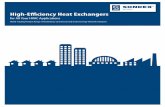 High-Efficiency Heat Exchangers - sondex.net · Our brazed plate heat exchangers offer complete coverage of thermal ... We design our plate heat exchangers to be able to achieve ...