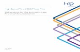 High Speed Two (HS2) Phase Two Risk analysis for the ... · Risk analysis for the economic case Technical documentation July 2017 CS866 ... in response to changes in rail ... from