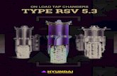 ON LOAD TAP CHANGERS - Хюндай Хеви Индъстрис type RS… ·  · 2017-01-17oltc rsv 5.3 ium (a) 1250 ui (v) 1000 pstn (kva) 1250 ... on load tap changers type rsv