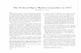 The Federal Open Market Committee in 1977 policy objectives of the Federal Open Market Committee (FOMC) in 1977, as repeatedly expressed in the domestic policy directive to the Federal