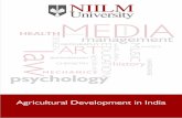 HEALTH - NIILM Universityniilmuniversity.in/coursepack/humanities/Agricultural_Development... · SYLLABUS Indian Agriculture ... Agricultural Taxation and Subsidies, ... A series