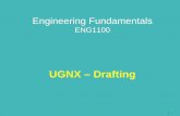 UGNX – Drafting - Engineering - University of Victoriamech410/UG_NX_PDF_Files/UG-NX… ·  · 2009-01-30UGNX – Drafting. 2 ... Short Demo … • Drafting ... Orthographic Projection