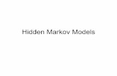 Hidden Markov Models - uml.edugrinstei/91.510/HMM/Class Sildes - Hidden Markov... · Hidden Markov Models. ... particular hidden state. • Thus a hidden Markov model is a standard