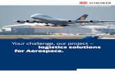 logistics solutions for Aerospace. - DB Schenker Mile Logistics Line maintenance and/or spares management with maximum effectiveness Aerohubs/Outstations Multi client warehouse for