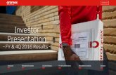 Aramex Investor Presentation MASTER TEMPLATE · Page 6 Outlook & Guidance Management delivered and exceeded all targets for 2016 Investor Presentation 20 February 2017 2015 Actual