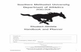 Southern Methodist University Department of Athleticsgrfx.cstv.com/photos/schools/smu/genrel/auto_pdf/2010Handbook.pdf · Public Relations ... Prepare for Midterms ... to provide