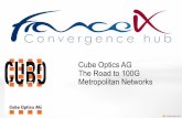Cube Optics AG The Road to 100G Metropolitan Networks Optics: Fact Sheet • 2000 ... • Indirect channel through worldwide distribution network • Strong management bringing ...