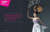 PROGRAMME OF CONFERENCES EVENTS - Mapic · PROGRAMME OF CONFERENCES & EVENTS ... Official Partner: Place Vendôme - Catwalk sponsor: ... How to use a loyalty card to create