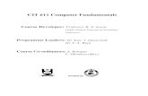 CIT 611 Computer Fundamentals - National Open …nouedu.net/sites/default/files/2017-03/CIT 711.pdfCIT 611 Computer Fundamentals Course Developer: Professor R. 0. Ayeni Ladoke Akintola