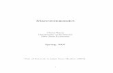 Macroeconomics - Department of Economics€¦ ·  · 2007-01-09principles and methods of modern macroeconomic theories. ... 2 A List of Macro and Micro Economic Questions ... Macroeconomics
