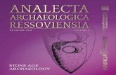 STONE AGE ARCHAEOLOGY - Uniwersytet Rzeszowski · STONE AGE ARCHAEOLOGY Archeologia epoki kamienia. ... nice, the Pacanów commune ... to the clay mass in a natural way and underwent