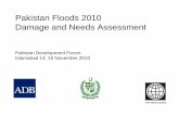 Pakistan 2010 Floods Damage and Needs Assessment Draft ...siteresources.worldbank.org/PAKISTANEXTN/Resources/DNAbyadb-wo… · 4 Social mobilization and training communities on preparedness/response