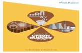 Analysis of UNION BUDGET - careratings.com Budget Analysis 2015-16.pdf · The analysis which has been done by our team looks at both the macro implications of the proposals as ...