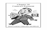 Chapter 20 Contract Payment - Library of Congress · CHAPTER 20 CONTRACT PAYMENT ... Progress Payments on Construction Contracts. ... FMR covers all aspects of the various types of