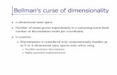 Bellman’s curse of dimensionality - University of …pabbeel/cs287-fa13/... ·  · 2013-09-15Bellman’s curse of dimensionality ! n-dimensional state space ! Number of states