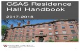 GSAS Residence Hall Handbook - Harvard University Residence Hall Handbook ... dormitories and Harkness Commons, were designed by the German modernist architect Walter Gropius. Richards