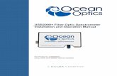 USB2000+ Operating Instructions - Ocean Opticsoceanoptics.com/wp-content/uploads/USB2000-Operating-Instructions… · USB2000+ Fiber Optic Spectrometer Installation and Operation