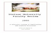 SCHOOL OF BUSINESS - Stetson University · Web viewSchool of Business Administration Articles 1-2 College of Arts and Sciences Articles 3-5 Book Chapters 5-6 Book Reviews 6-7 Books